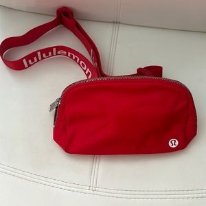COPY - Lululemon Red Logo Everwhere Belt Bag